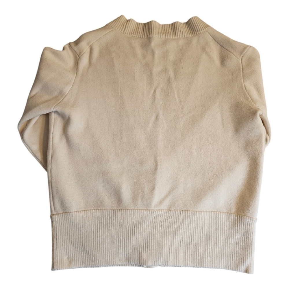 Tahari Cardigan Cream Sweater Merino Wool Size XS - Picture 2 of 4